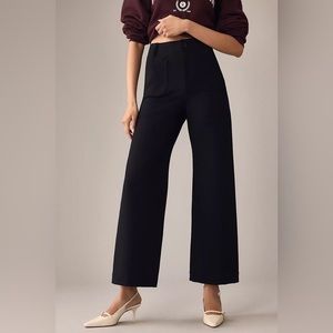 Maeve by Anthropologie The Colette wide-leg cropped ponte pants